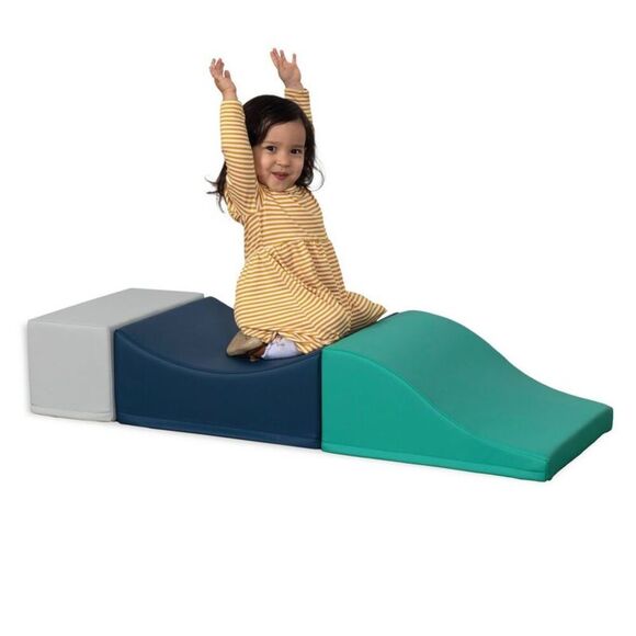 Open Box - Playtopia -  Foam Climbing Mix and Match Set Soft Pla Green - Picture 2 of 3